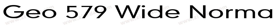 Geo 579 Wide Normal字体转换